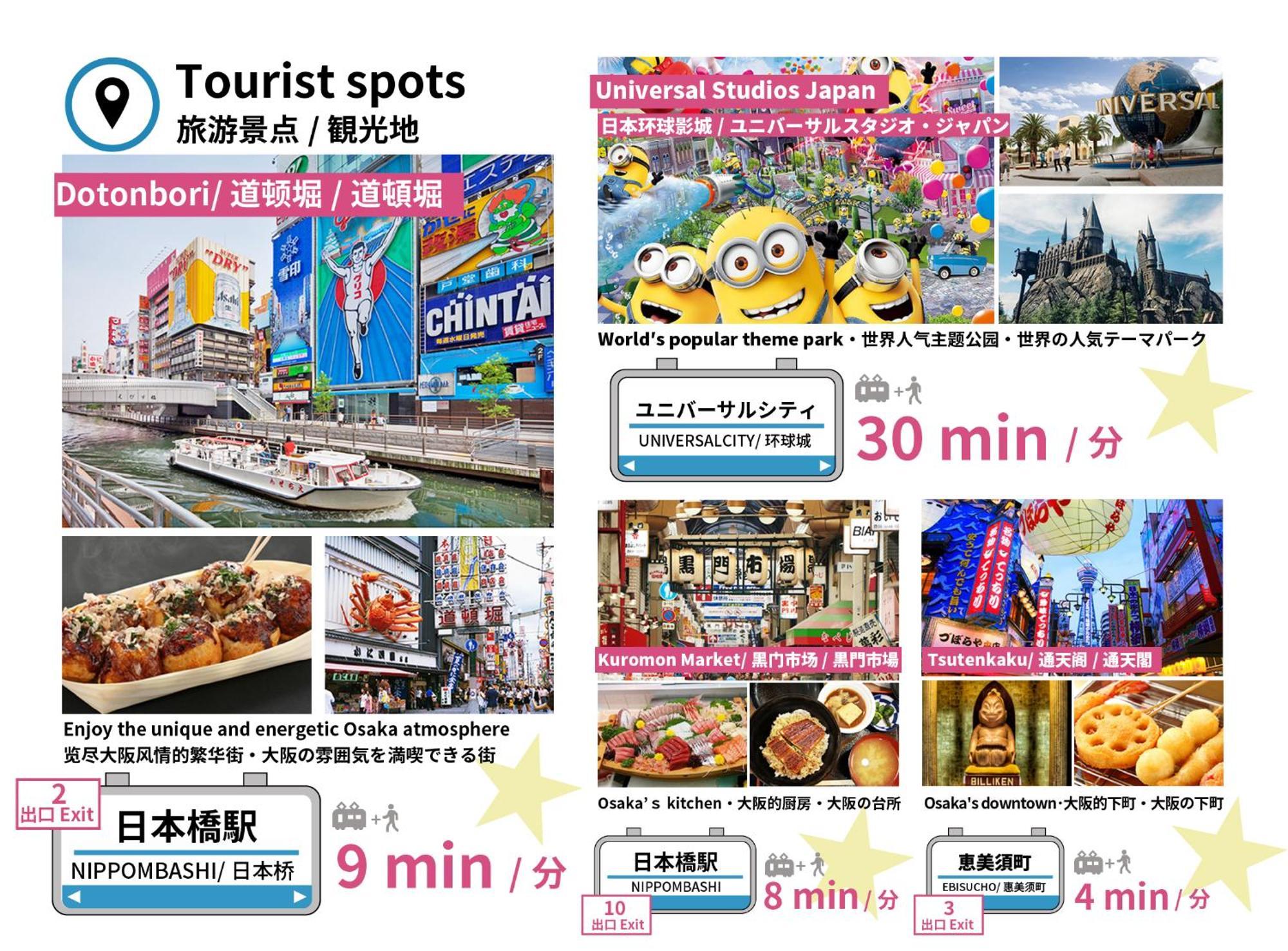 Bijou Suites Kakomi Osaka Dış mekan fotoğraf